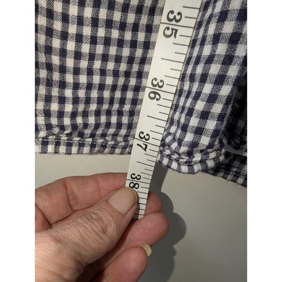 Old Navy Peasant Dress Womens L Gingham Midi Cottagecore Prairie Ruffle Boho - Picture 4 of 4